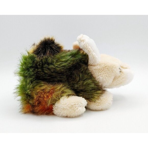 Bunny Rabbit Hand Puppet Plush White w/Camo Full Body Stuffed Animal Walmart 7" - Picture 3 of 4